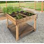 Voir la diapositive 2 : Carré potager sur pieds L80x80xH90cm