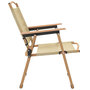 Voir la diapositive 5 : VIDAXL Chaises de camping lot de 2 Beige 54x55x78 cm Tissu Oxford