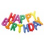 PartyPro Ballon Mylar Happy Birthday multicouleur