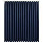 Voir la diapositive 2 : VIDAXL Rideau occultant avec crochets Bleu 290x245 cm