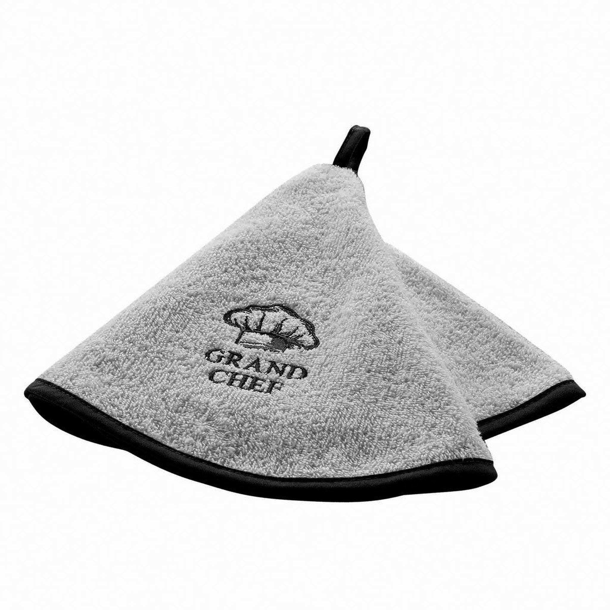 Douceur d'Intérieur Essuie-main en éponge  grand chef  60cm blanc