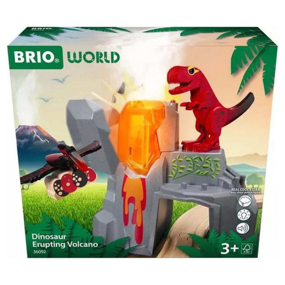 Brio 36092 - Dinosaure eruption du volcan