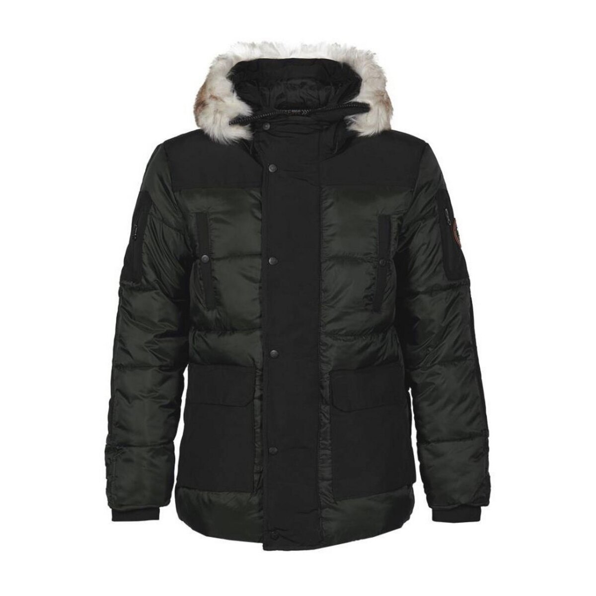 Parka clearance grise homme