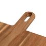 Voir la diapositive 2 : FIVE Planche à Découper Avec Poignée  Acacia  45cm Marron