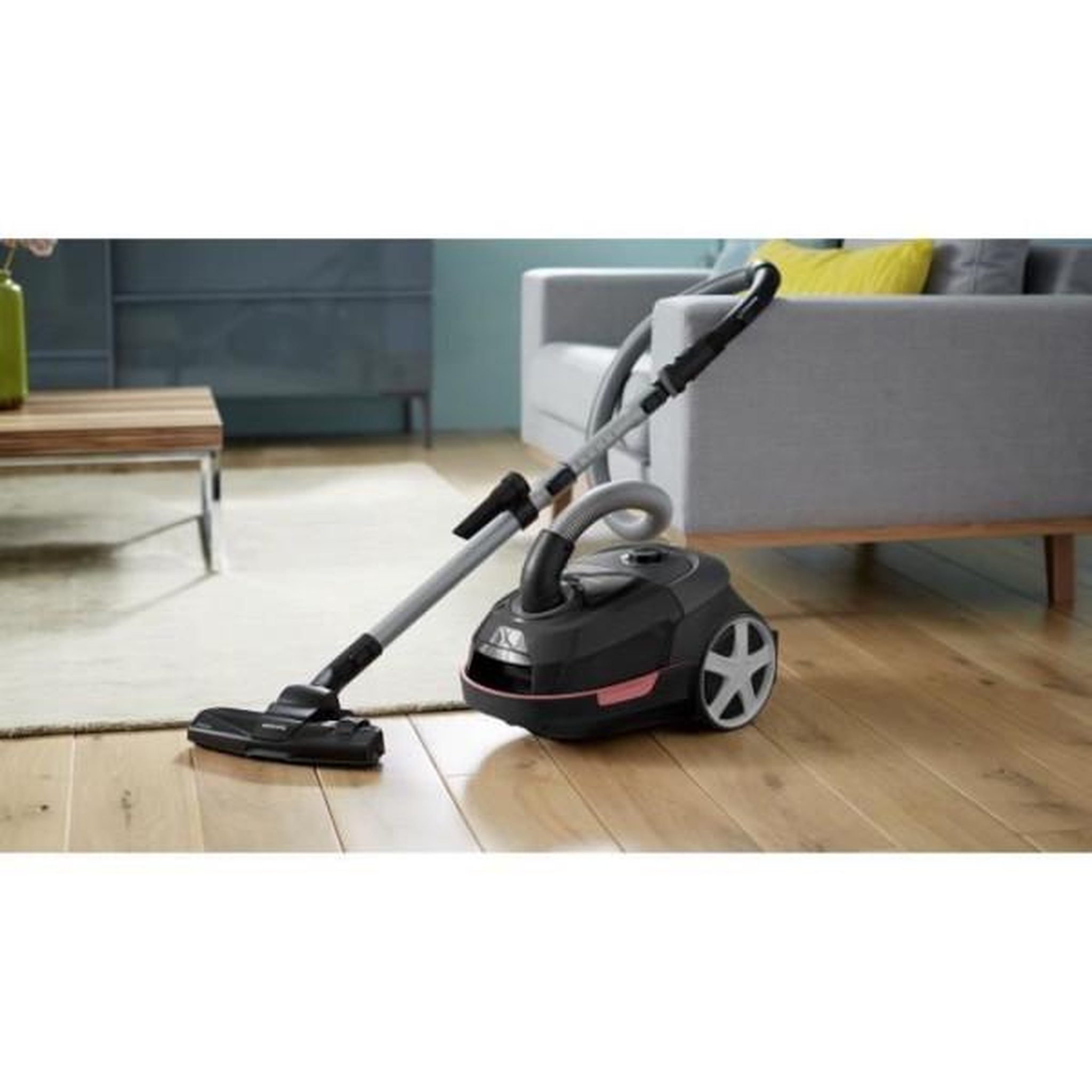 Voir la diapositive 3 : Philips Aspirateur Robot  traineau avec sac - PHILIPS - XD5123/10 - 900 W - 4 L - Noir