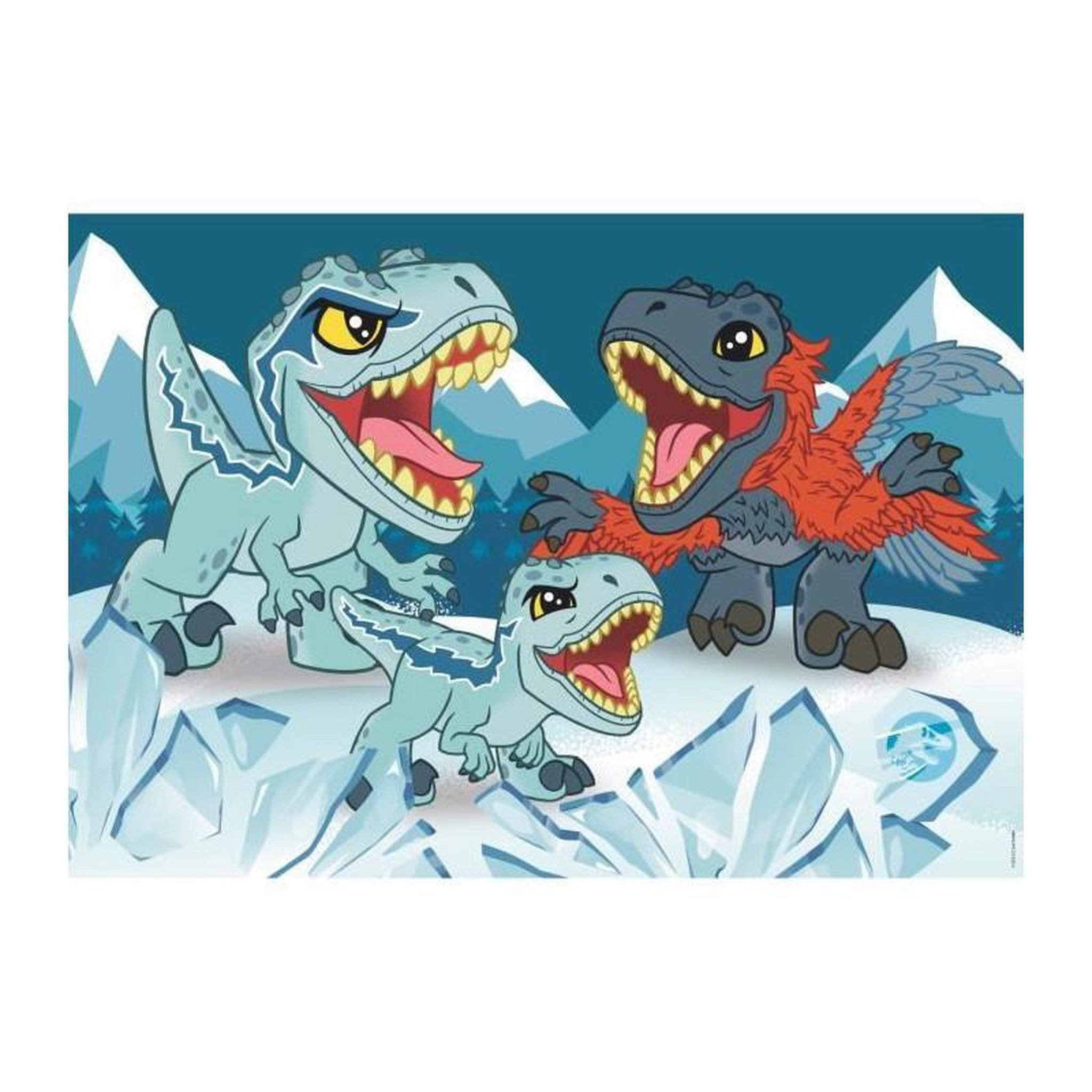 Voir la diapositive 2 : CLEMENTONI Puzzle 2 x 20 pièces Jurassic World – Dinosaures – Puzzle enfant éducatif – Dès 3 ans – Clementoni