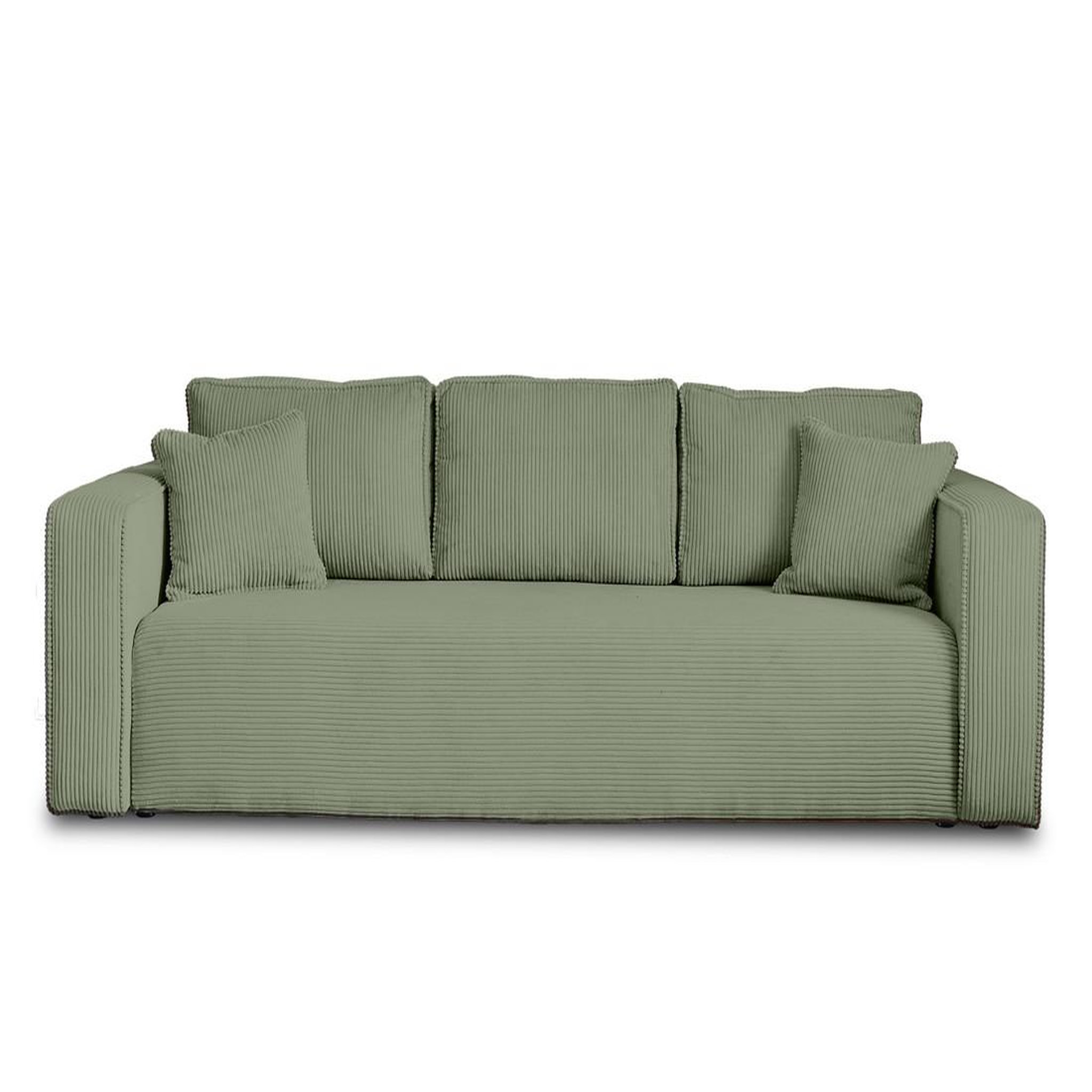 Voir la diapositive 6 : BEST MOBILIER Topaze - canapé 3 places - convertible avec coffre - en velours côtelé