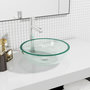 Voir la diapositive 1 : VIDAXL Lavabo Verre trempe 35x12 cm Transparent