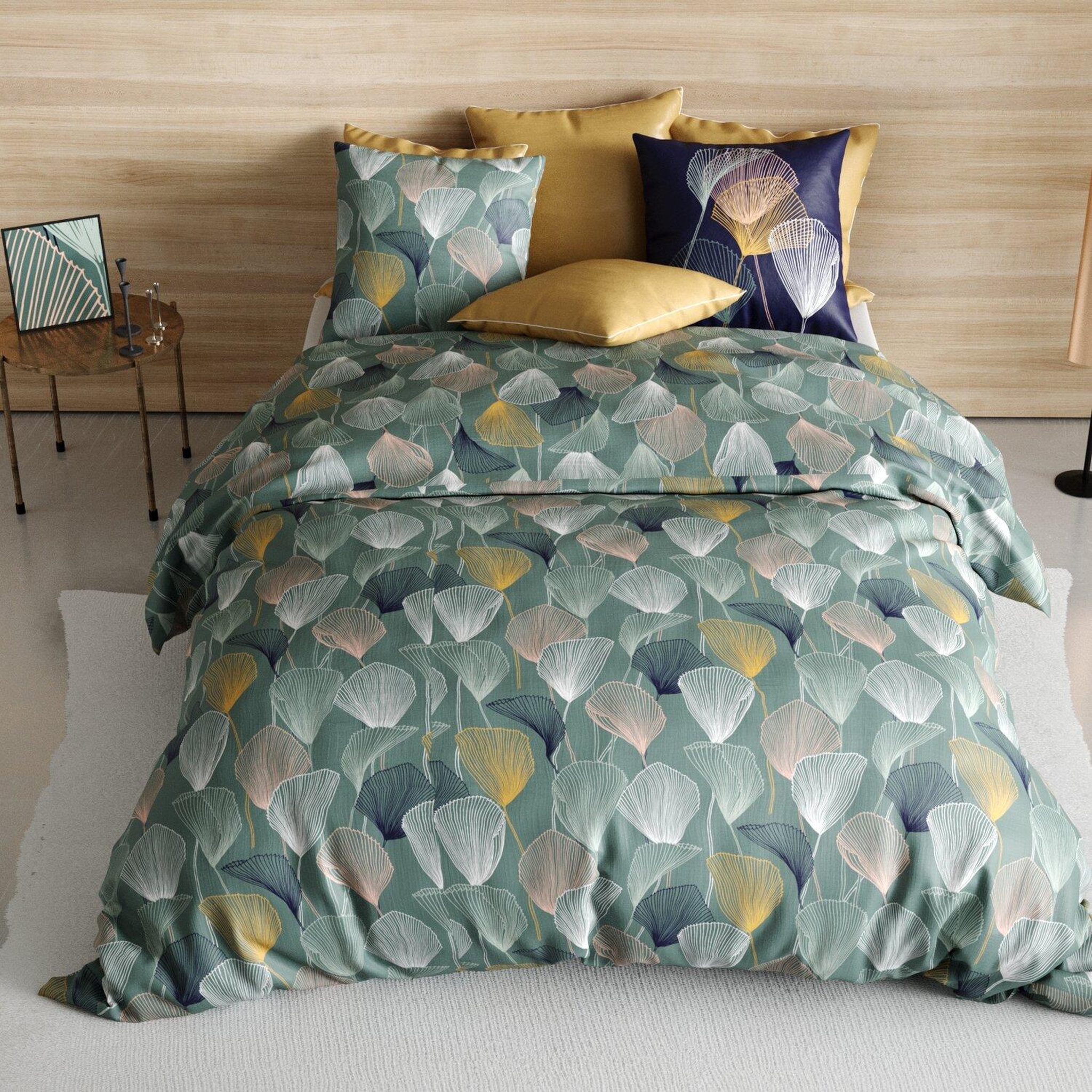 Voir la diapositive 2 : ATELIER DU COTON Parure housse de couette 100% coton 57fils -cottey