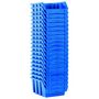 Voir la diapositive 3 : VIDAXL Bacs de rangement empilables 20 pcs bleu plastique