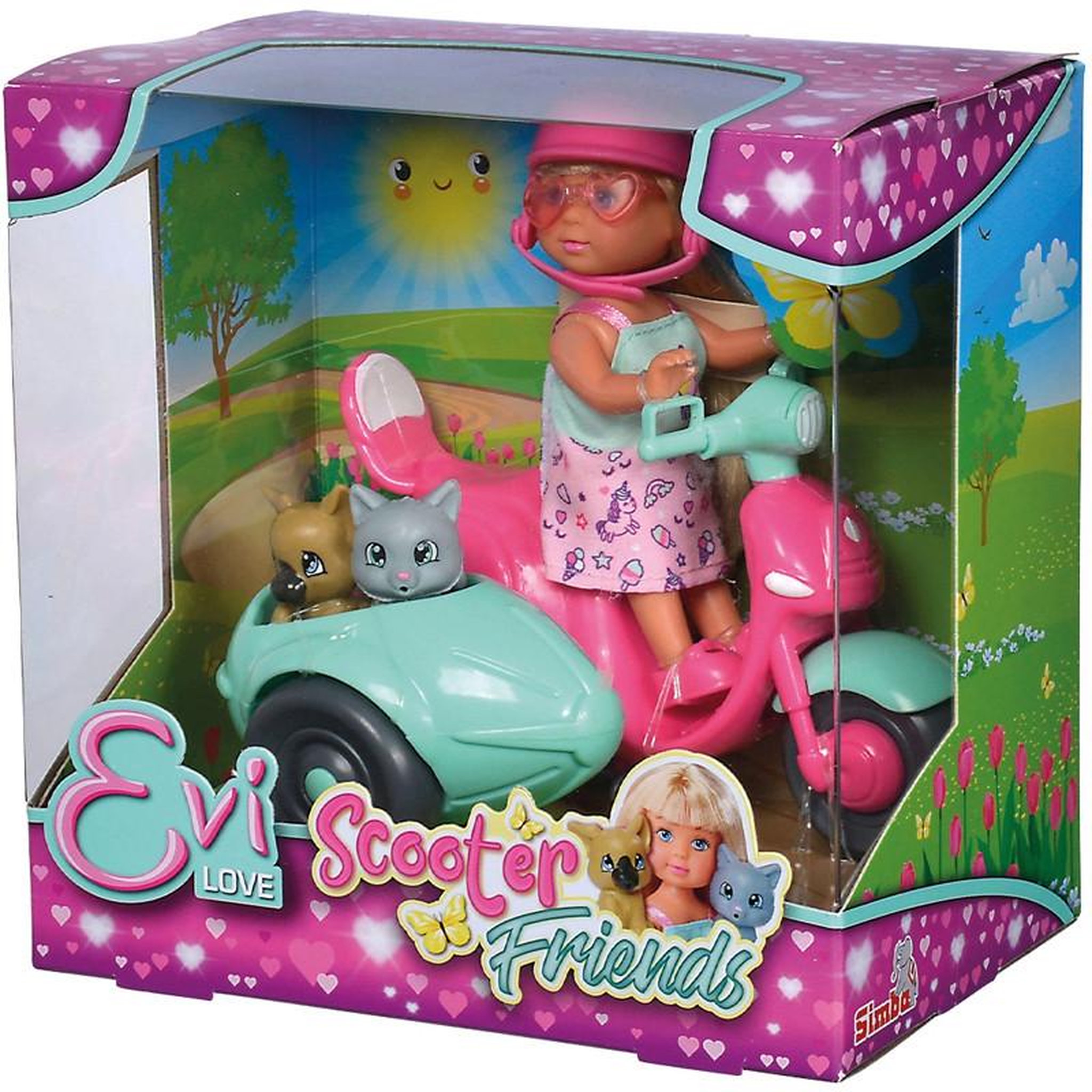 EVI LOVE PPE 12CM EVILOVE SCOOTER AMIS Smoby SMY105733566