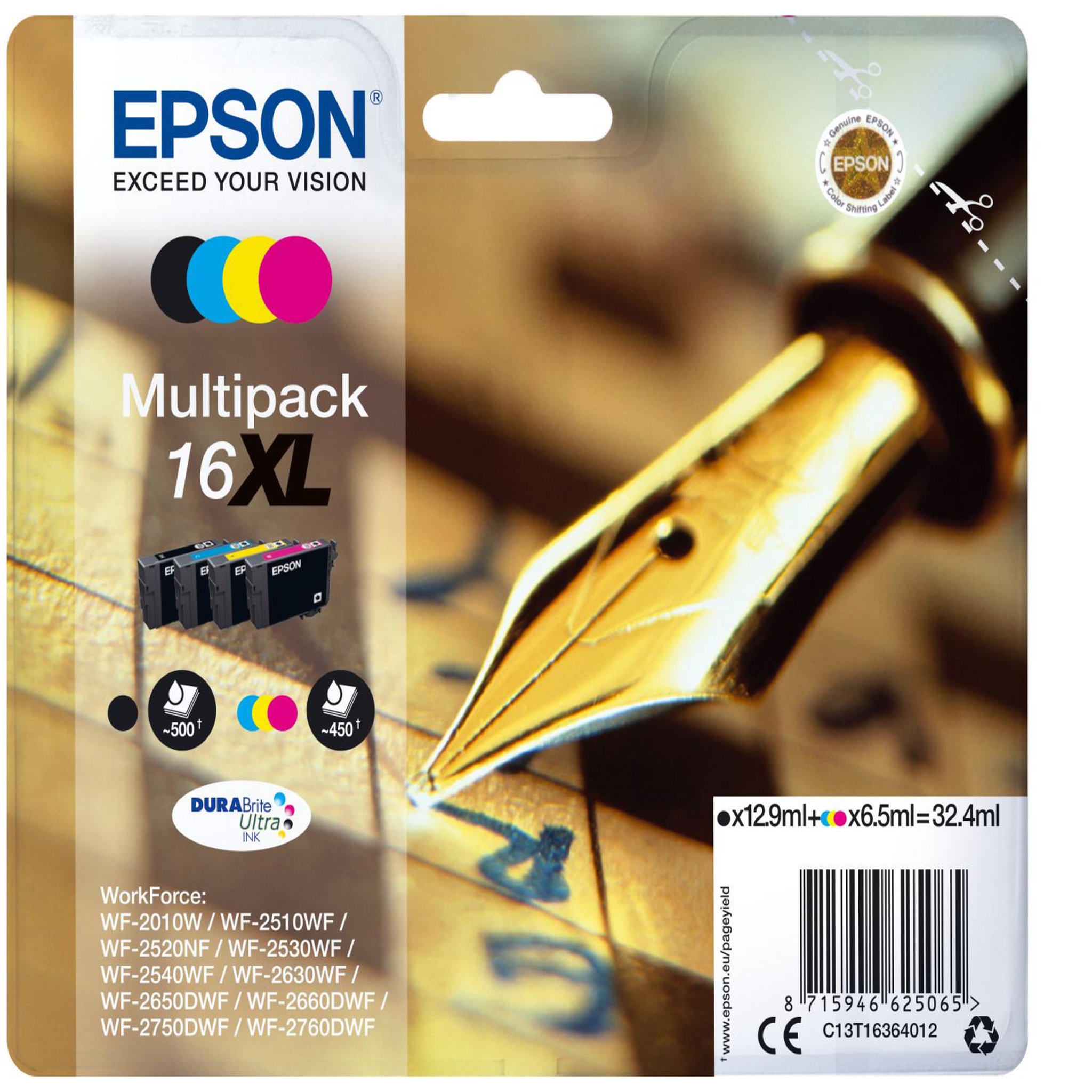 Voir la diapositive 2 : Epson Cartouche imprimante EPSON C 13 T 16364012