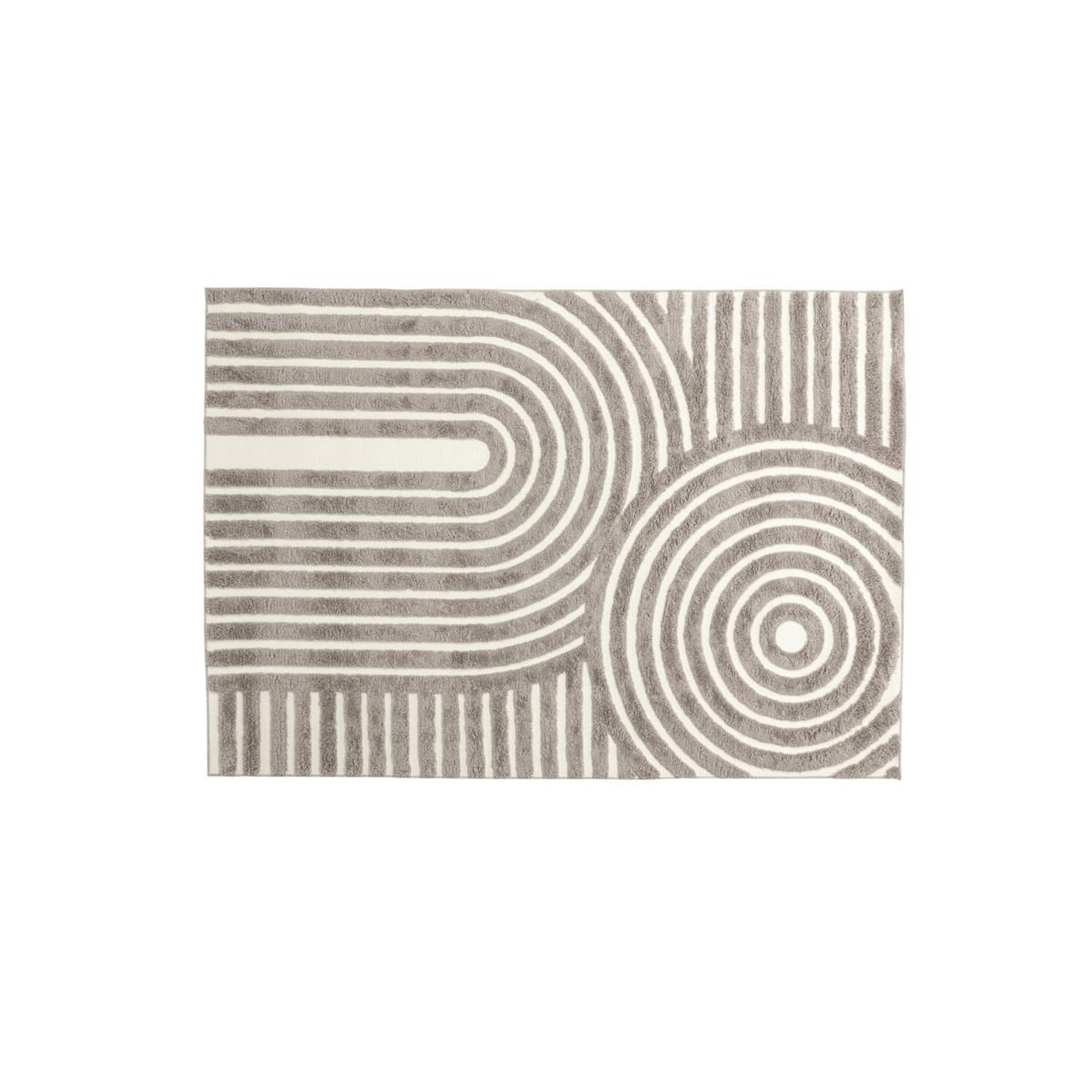 Voir la diapositive 2 : Paris Prix Tapis déco  nikita  200x290cm gris