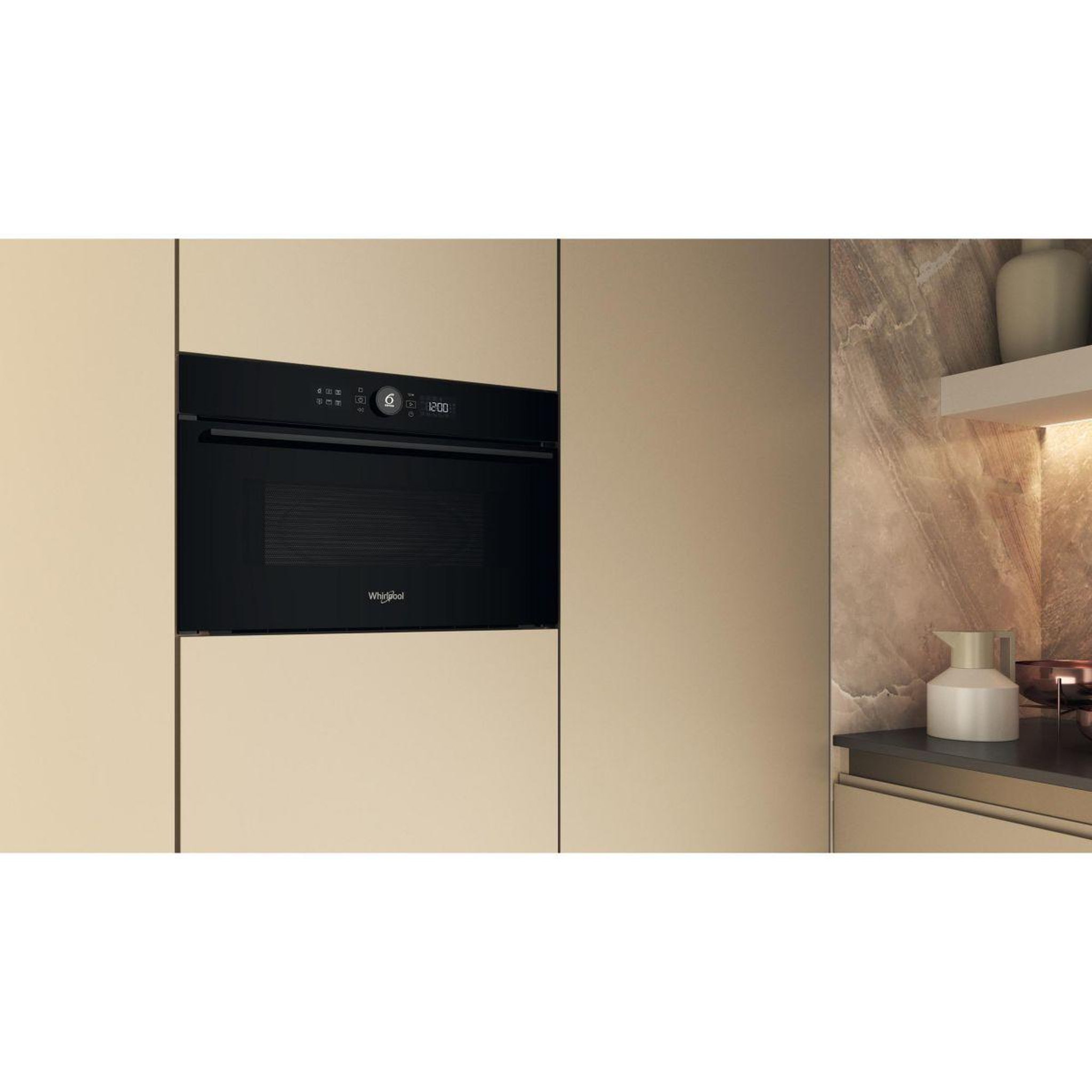 Voir la diapositive 5 : Whirlpool Micro ondes grill encastrable WMD54MBF