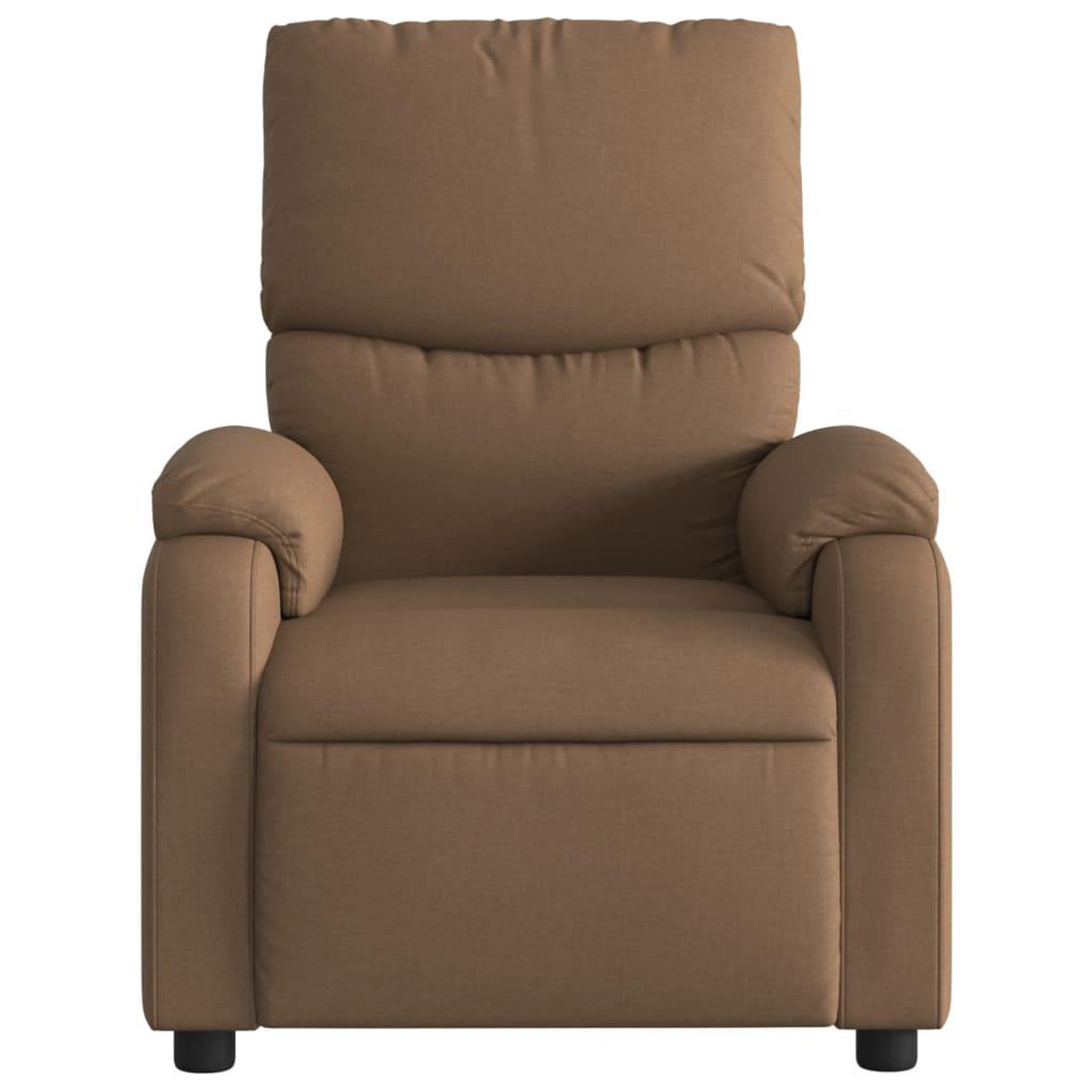 Voir la diapositive 3 : VIDAXL Fauteuil inclinable Marron Tissu