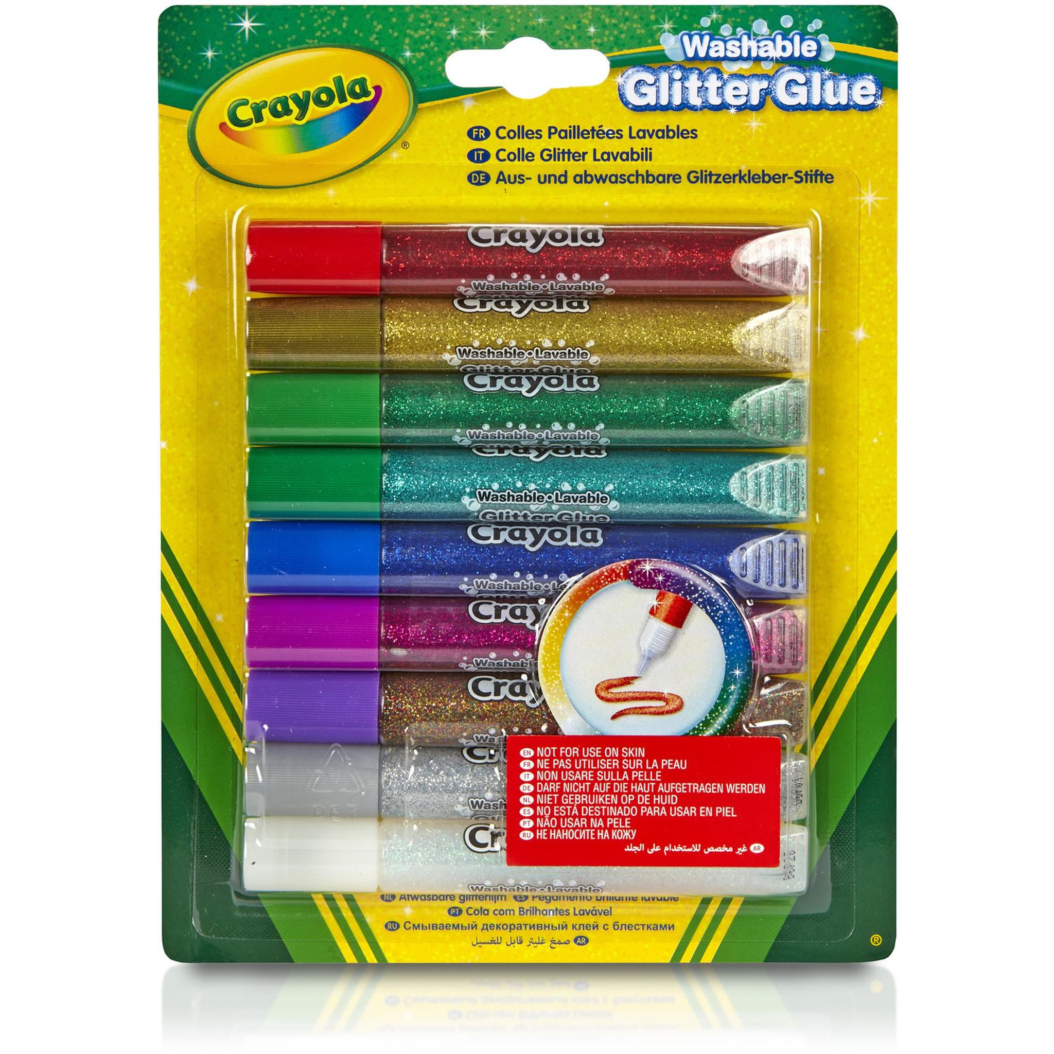Voir la diapositive 2 : GOLIATH Colle Pailletée 9 Couleurs Assorties