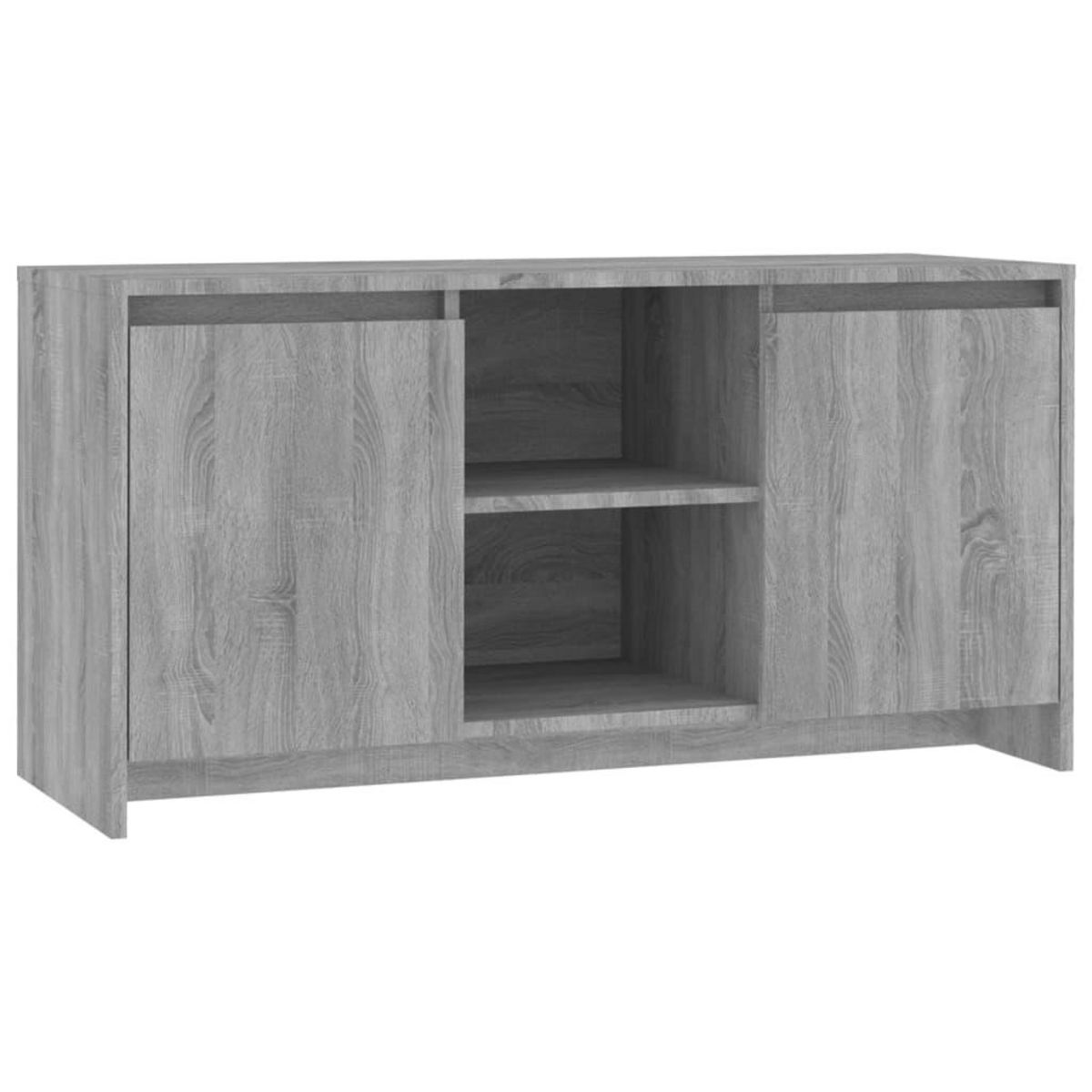 VIDAXL Meuble TV Sonoma gris 102x37,5x52,5 cm Bois d'ingenierie