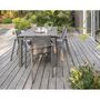 Voir la diapositive 6 : Paris Prix Lot de 2 Fauteuils de Jardin Empilables  Zahara  84cm Taupe