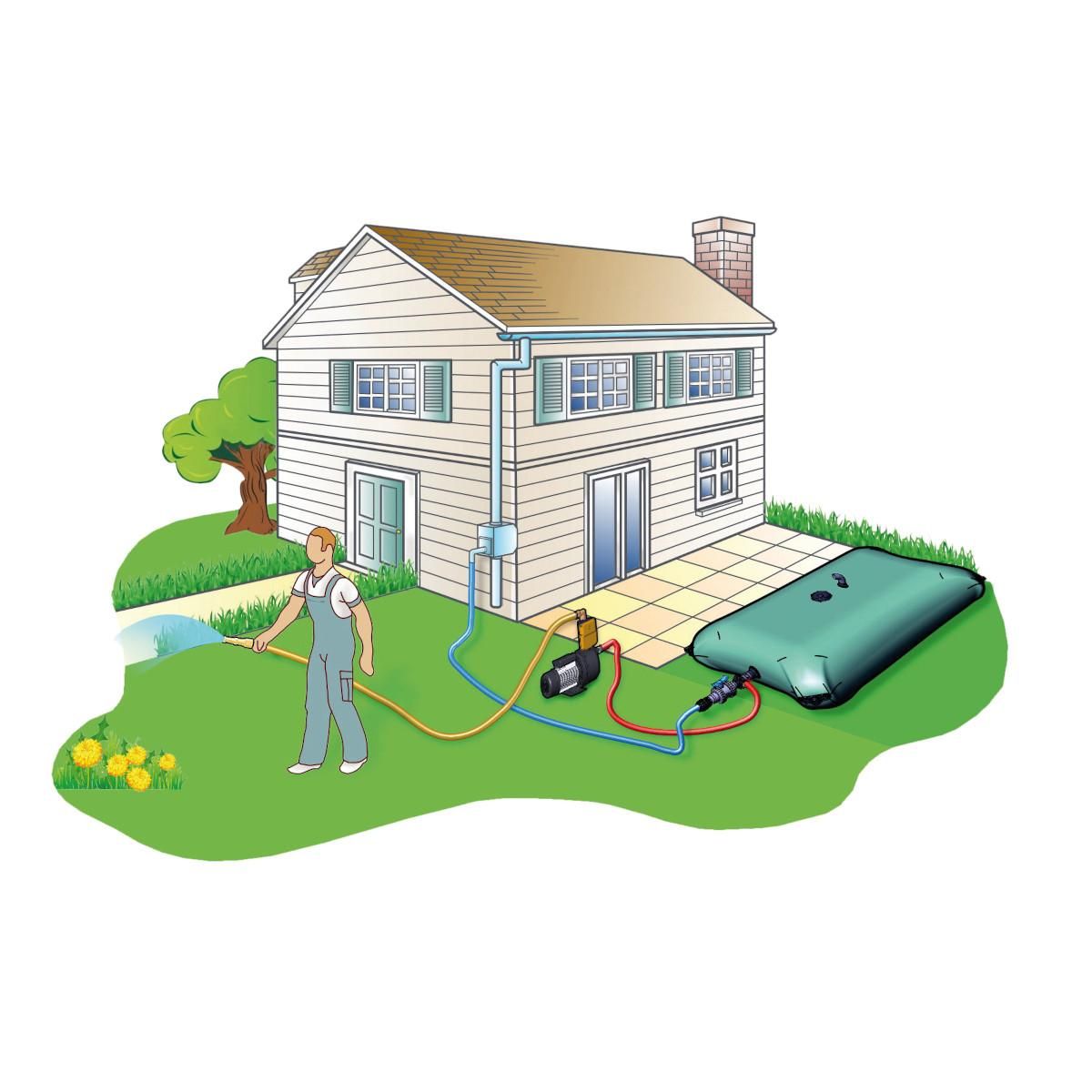 AQUALUX Citerne souple fermee 10m3 - 102628