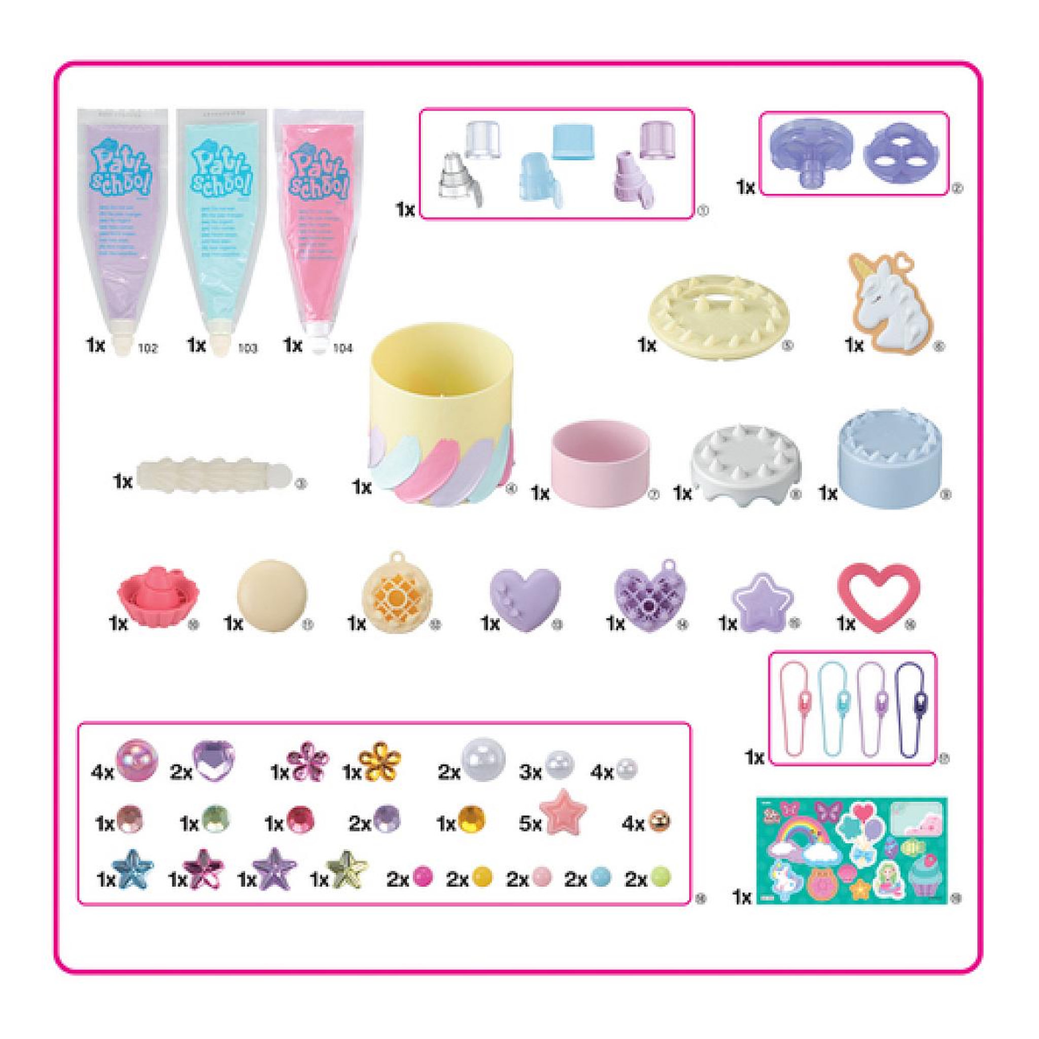 Voir la diapositive 3 : Aquabeads Coffret Deluxe Pati-School Arc-en-ciel - Jeu Créatif pour Enfants de 6 Ans et Plus
