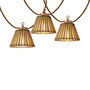 Voir la diapositive 1 : Lumisky Guirlande lumineuse extérieur NATURA Bois Bambou 8M