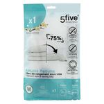 FIVE Housse de rangement sous-vide Taille M. Coloris disponibles : Transparent