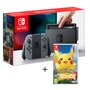 Console Nintendo Switch Grise + Pokémon Let's Go : Pikachu