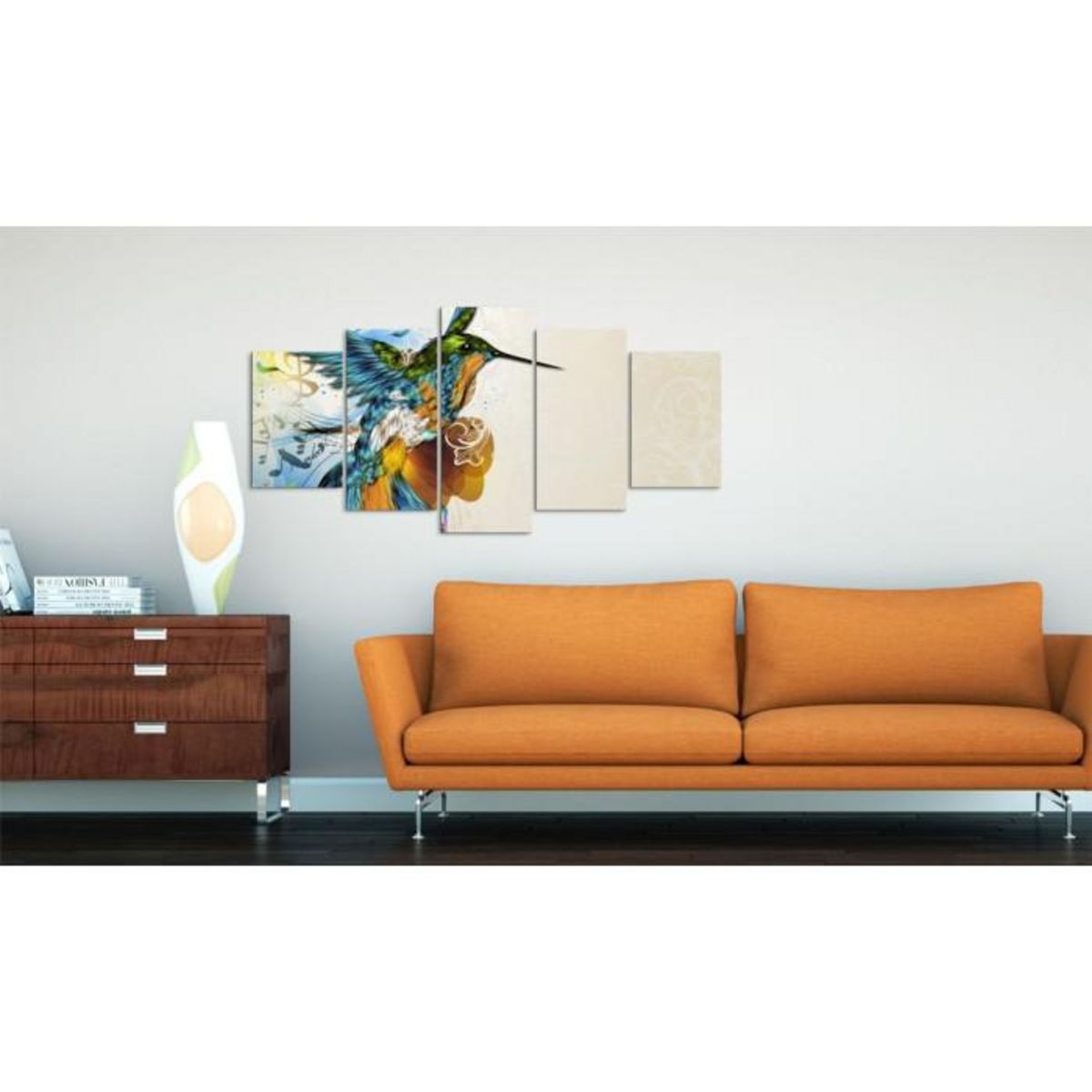 Paris Prix Tableau Imprimé  Bird's Music 5 Pieces