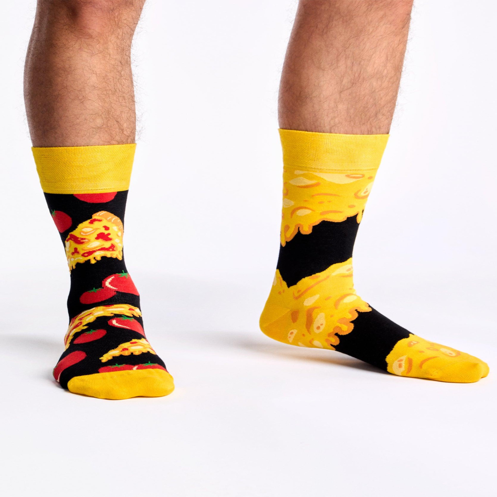 Voir la diapositive 3 : DEDOLES Chaussettes pizza au fromage