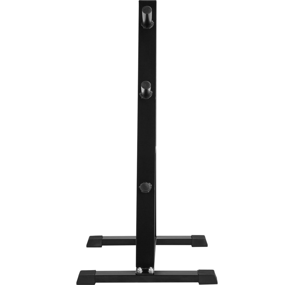 tectake Rack de rangement pour poids, range disque d'haltères 7 branches rangement des disques noir