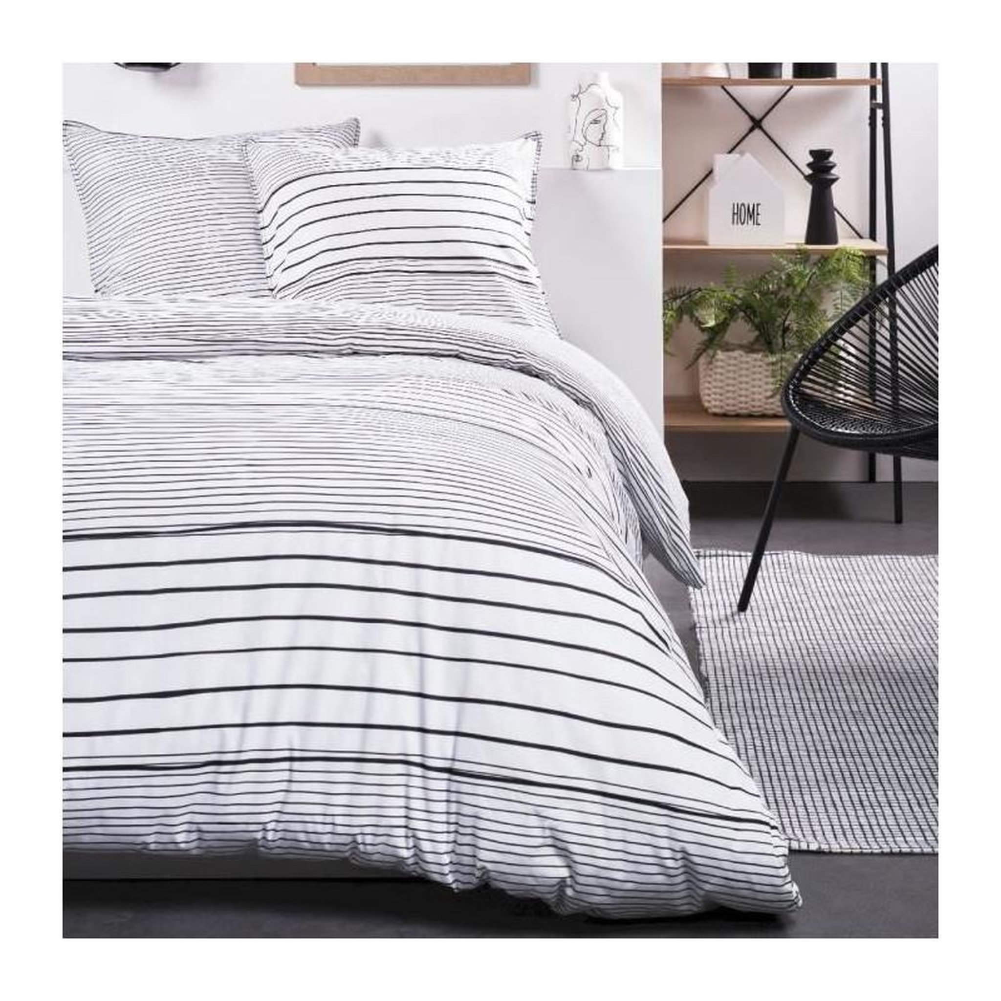 Today Parure de lit - TODAY - Sunshine - 116561 - 2 personnes - 240x260cm - Coton - Imprimé 9.59