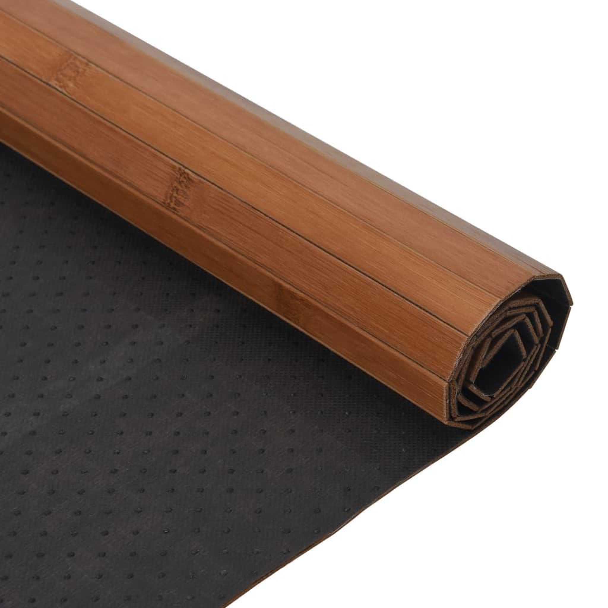 Voir la diapositive 5 : VIDAXL Tapis rectangulaire marron 70x500 cm bambou