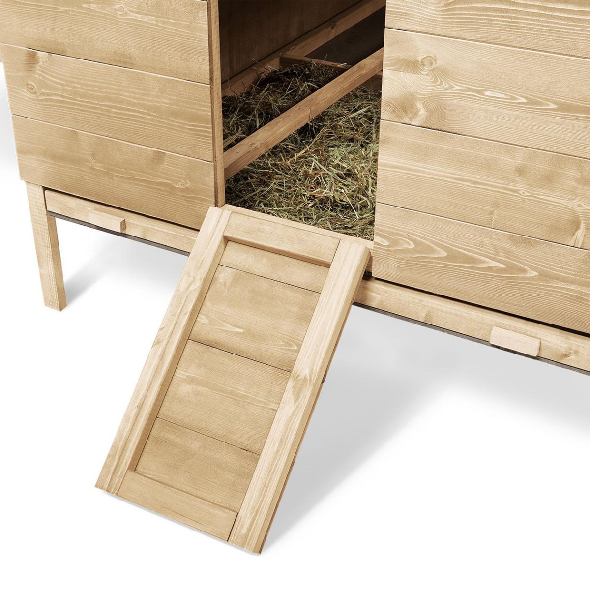ID MARKET Poulailler chalet XL pour poules avec pondoir en bois