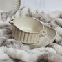 Voir la diapositive 5 : Paris Prix Lot de 6 Bols à Soupe  Vlora  8cm Beige