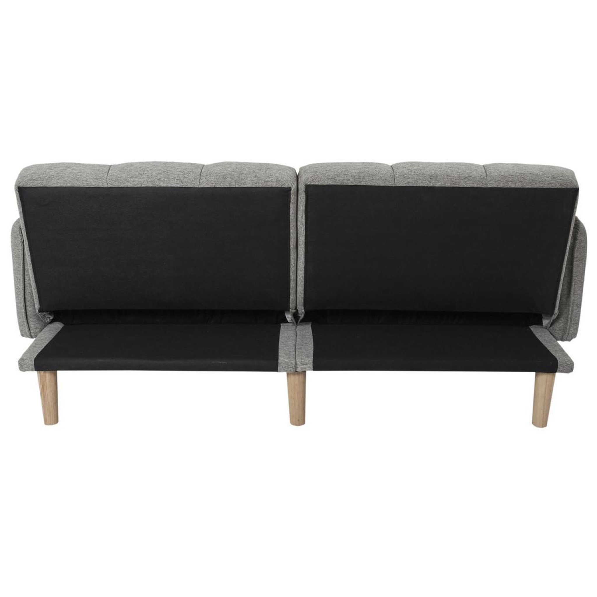 Voir la diapositive 6 : The Home Deco Factory Canapé convertible  dream  195cm gris