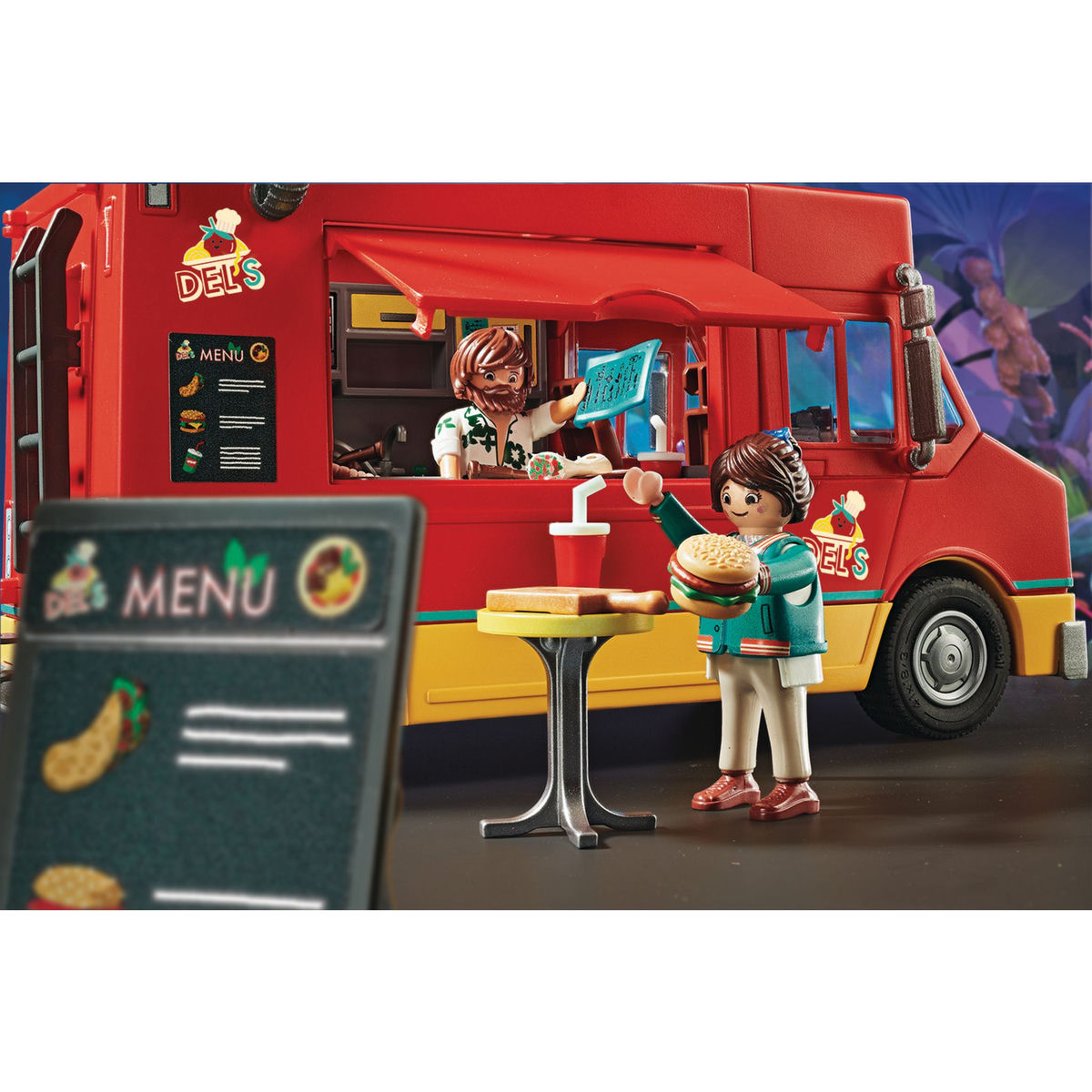 PLAYMOBIL 70075 - The Movie - Food Truck de Del