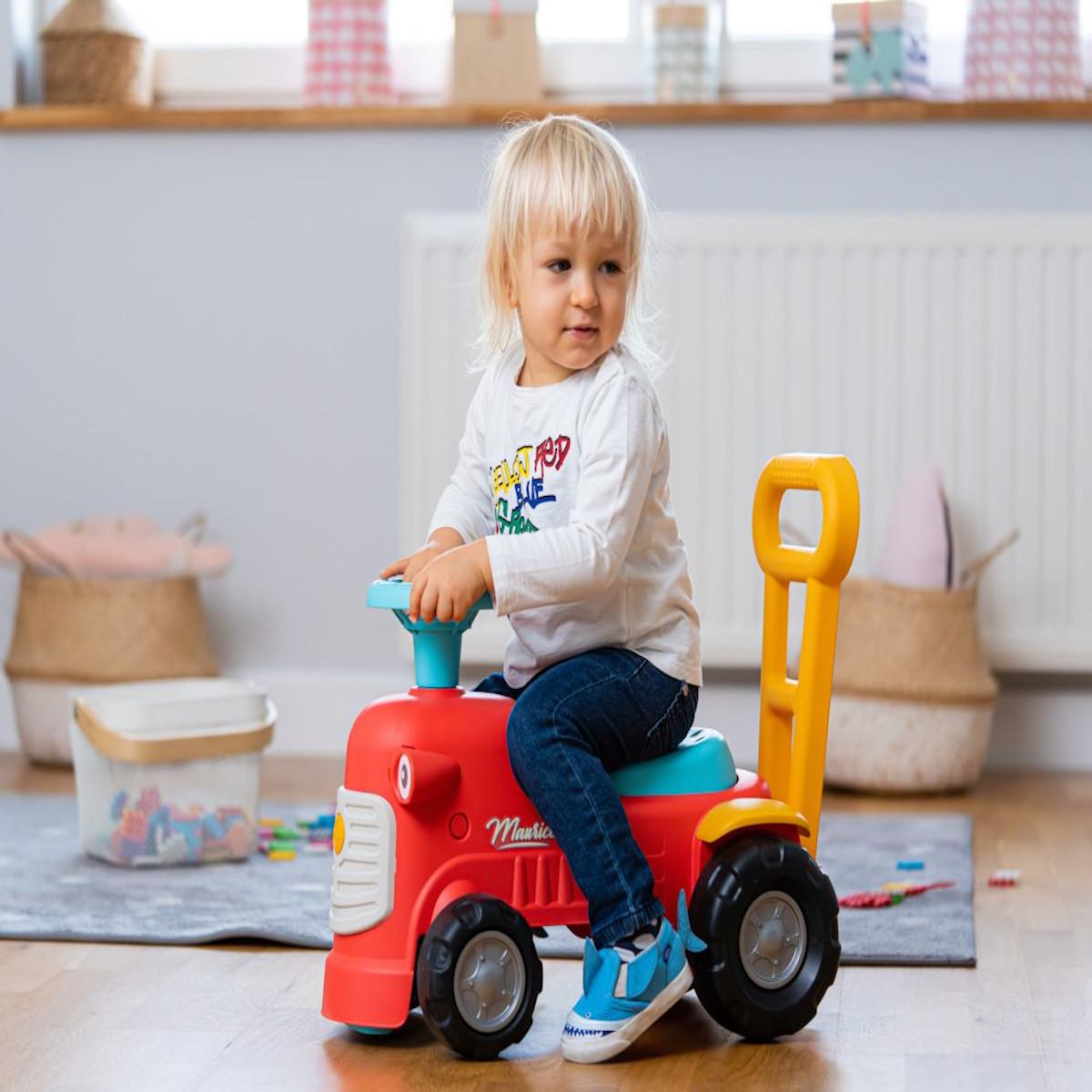 FALK Porteur tracteur Maurice rouge 1 à 3 ans - Falk