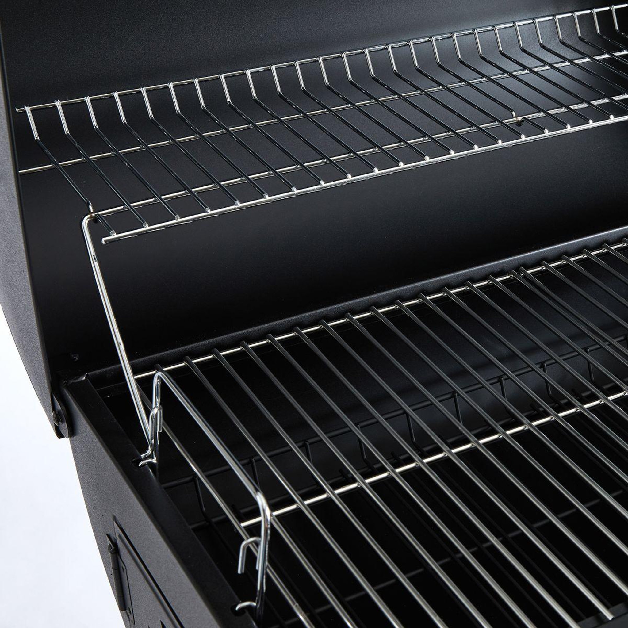 Voir la diapositive 5 : ESSENTIEL B Barbecue charbon ebca1 noir sur chariot, 62x35 cm