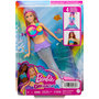 Voir la diapositive 3 : BARBIE Poupée mannequin Barbie Sirène Lumière de rêve