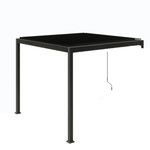 CONCEPT USINE Pergola bioclimatique adossée 3x3 m AGADIR