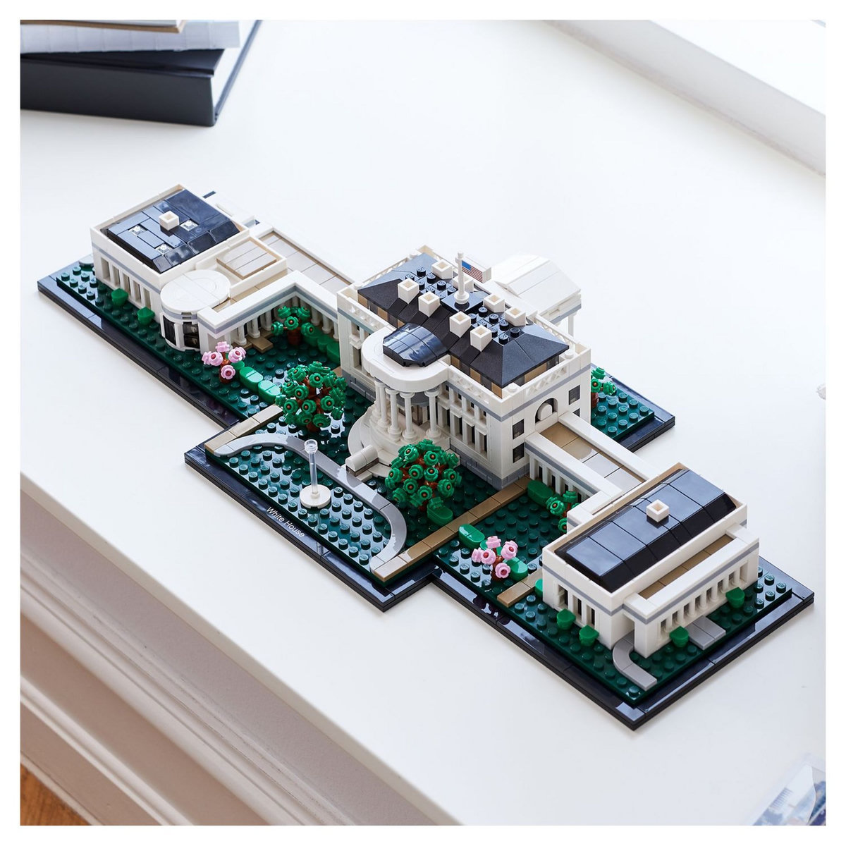 LEGO Architecture 21054 La Maison Blanche, Ensemble de Construction pour Adultes