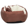 Voir la diapositive 4 : VIDAXL Coussin reversible lavable de chien Marron et creme 65x50x20 cm