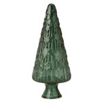 Paris Prix Sapin de Noël en Verre  Cône  85cm Vert Foncé