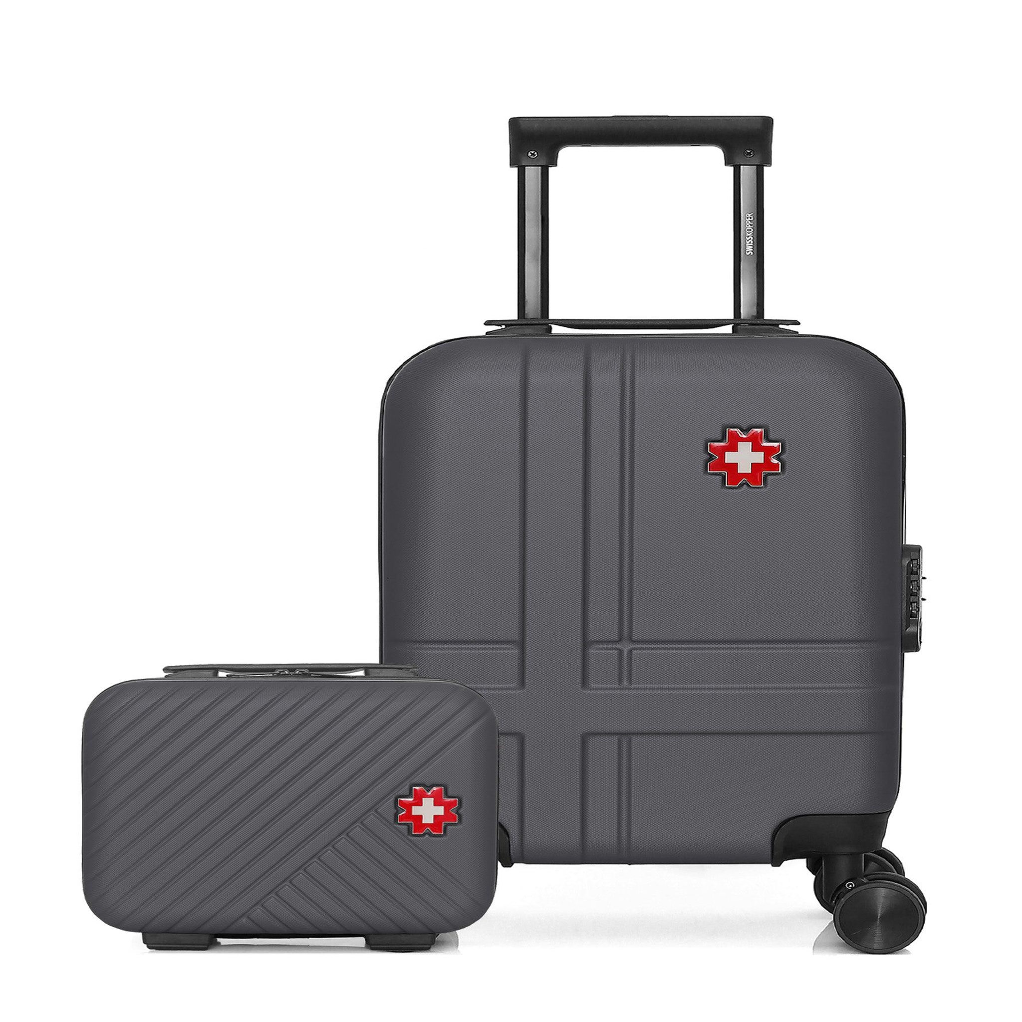 SWISS KOPPER Swiss kopper  -  lot de 2  -  valise cabine xxs et vanity uster
