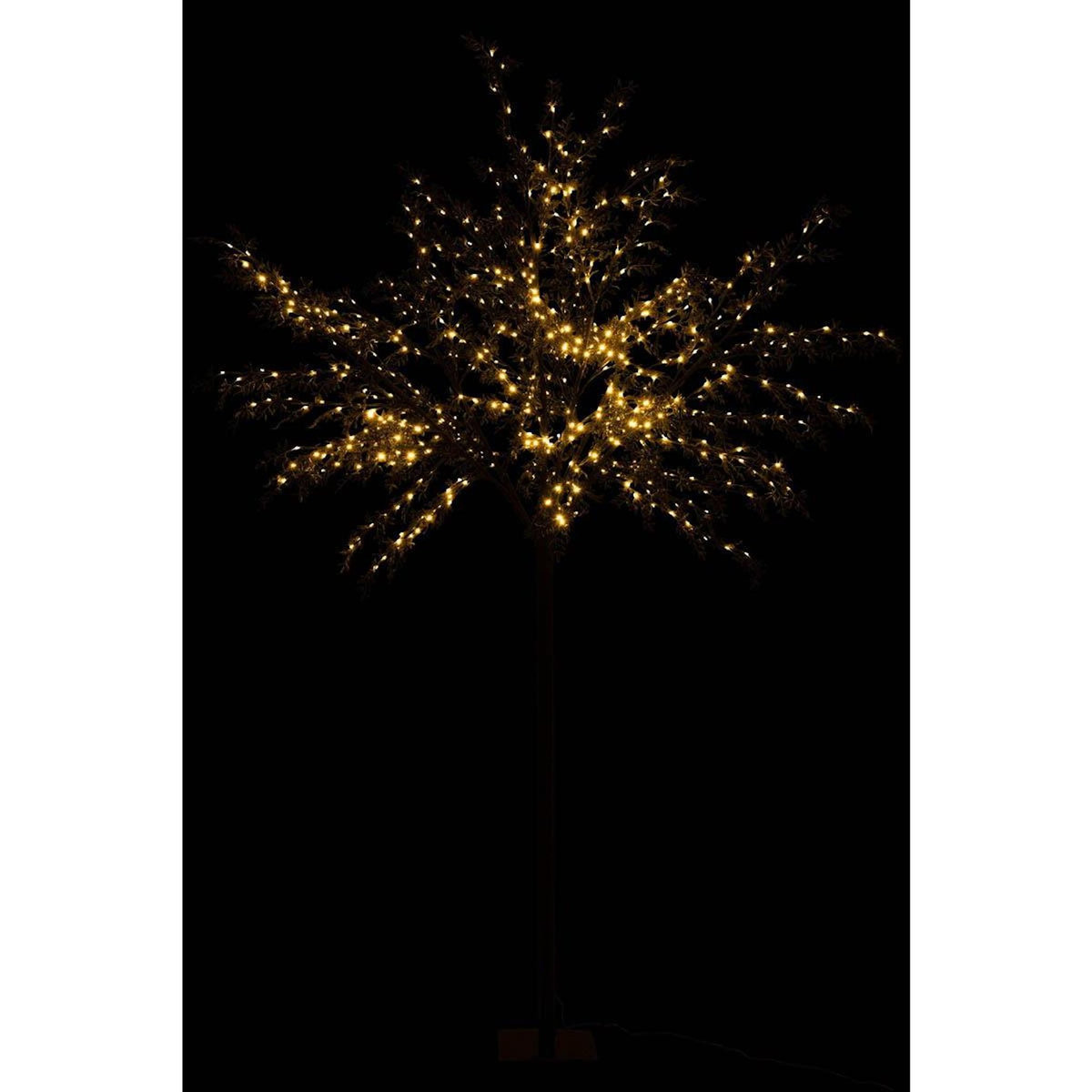 Paris Prix Arbre Décoratif Led  Feuilles Paillettes  250cm Noir