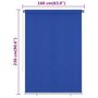 Voir la diapositive 6 : VIDAXL Store roulant d'exterieur 160x230 cm Bleu PEHD