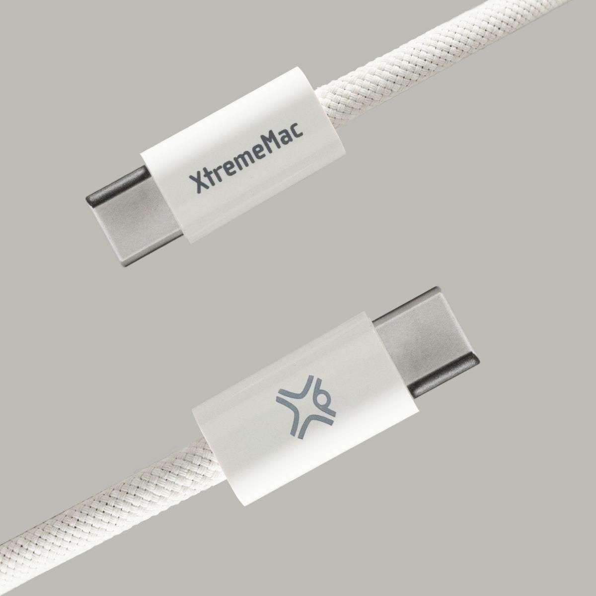 XTREMEMAC Câble USB C 2M blanc magnetique 60W