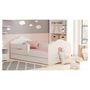 Voir la diapositive 2 : KOBI Lit enfant FALA BAR+SZU 160x80 Fée avec tiroir de rangement avec matelas