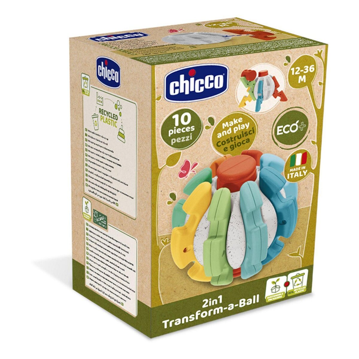 CHICCO Balle à construire 2 en 1 ECO