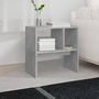 Voir la diapositive 4 : VIDAXL Table d'appoint Gris beton 50x30x50 cm Bois d'ingenierie